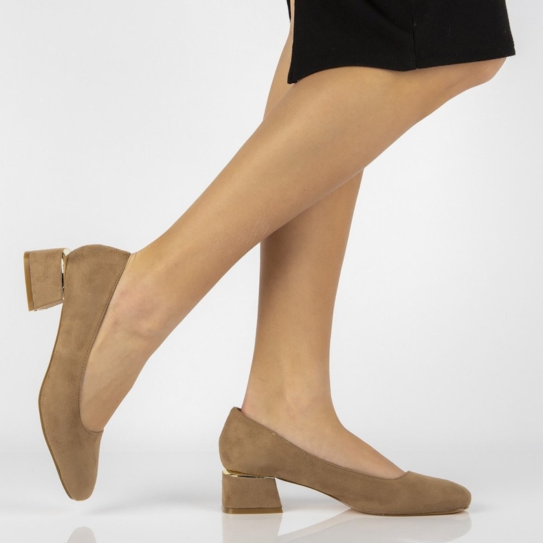 FILIPPO DP2096 / 22 Beige höga klackar 1