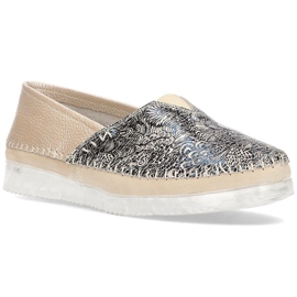 Läderskor Filippo DP2147 / 21 Be beige mångfärgad 1