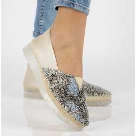 Läderskor Filippo DP2147 / 21 Be beige mångfärgad 2