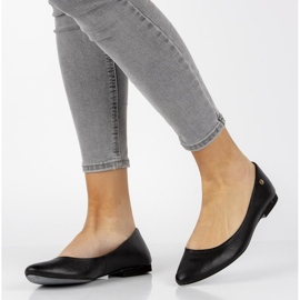 Läder Filippo 04100 ballerinas svart 1