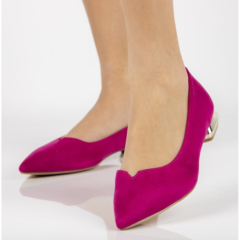 Högklackade skor FILIPPO DP2091 / 21 Fh rosa 2