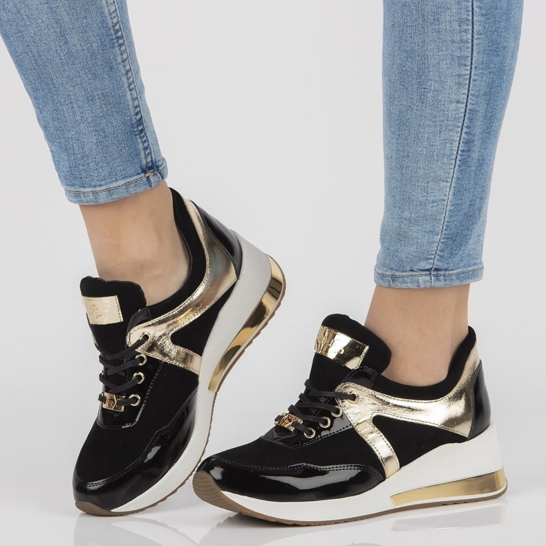 Lädersneakers Filippo 086 svarta 1