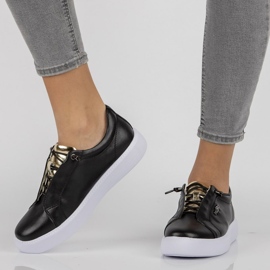 Läderskor Filippo DP2041 / 21 Bk svarta 1