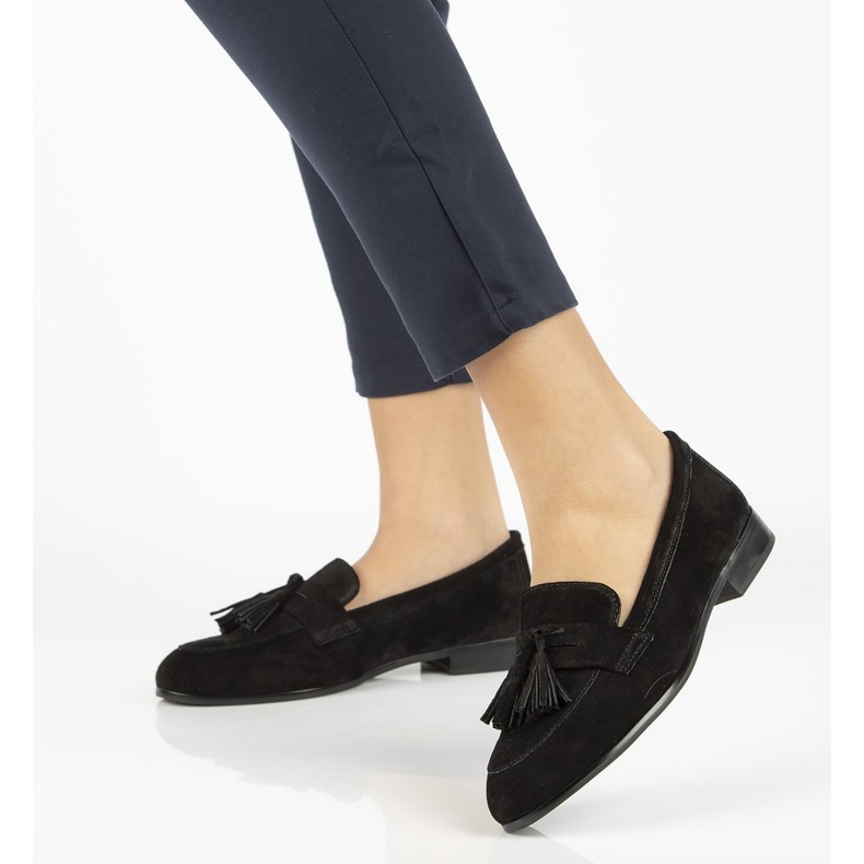 Lädermockasiner Filippo DP2149 / 21 Bk svart 2