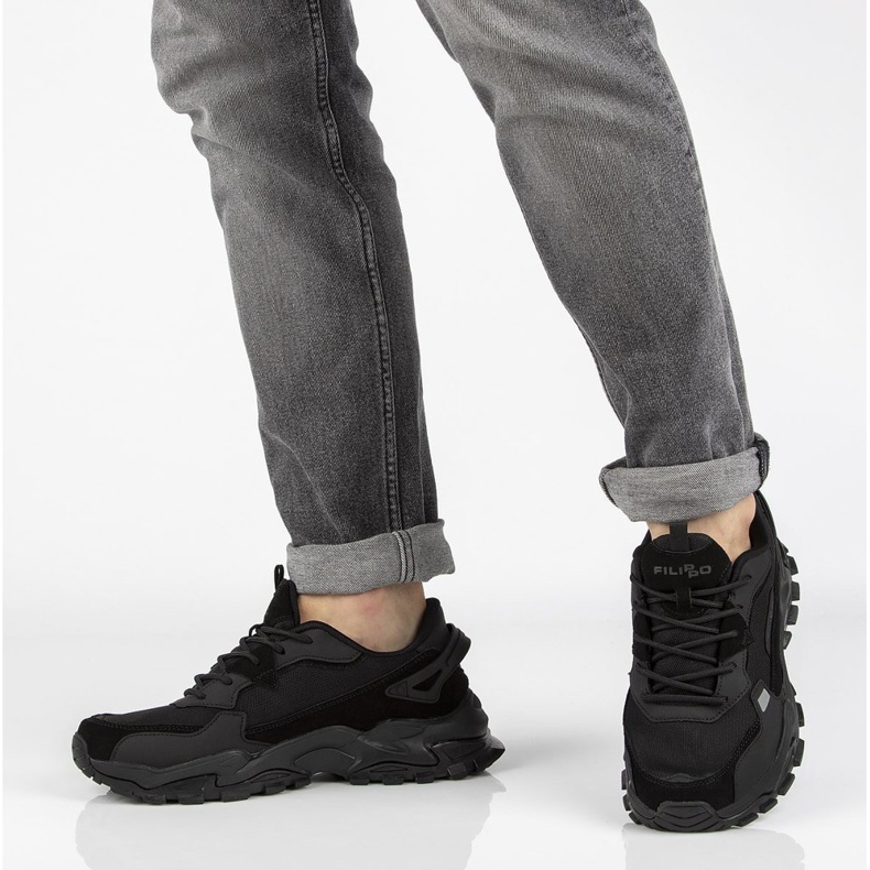 Läderskor Filippo MSP2122 / 21 Bk svarta 2