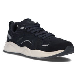 Läder Sneakers Filippo MSP2119 / 21 Nv marinblå 1