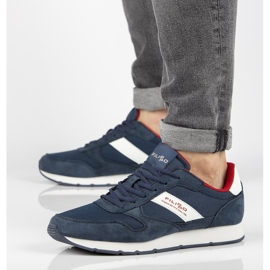 Läderskor Filippo MSP2117 / 21 Nv marinblå 1