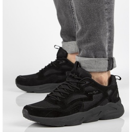 Läder Sneakers Filippo MSP2116 / 21 Bk svart 1