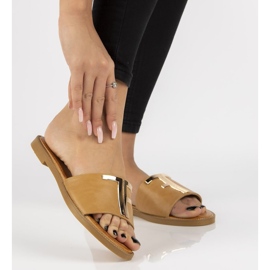 Filippo DK2103 / 21 Be beige tofflor 1