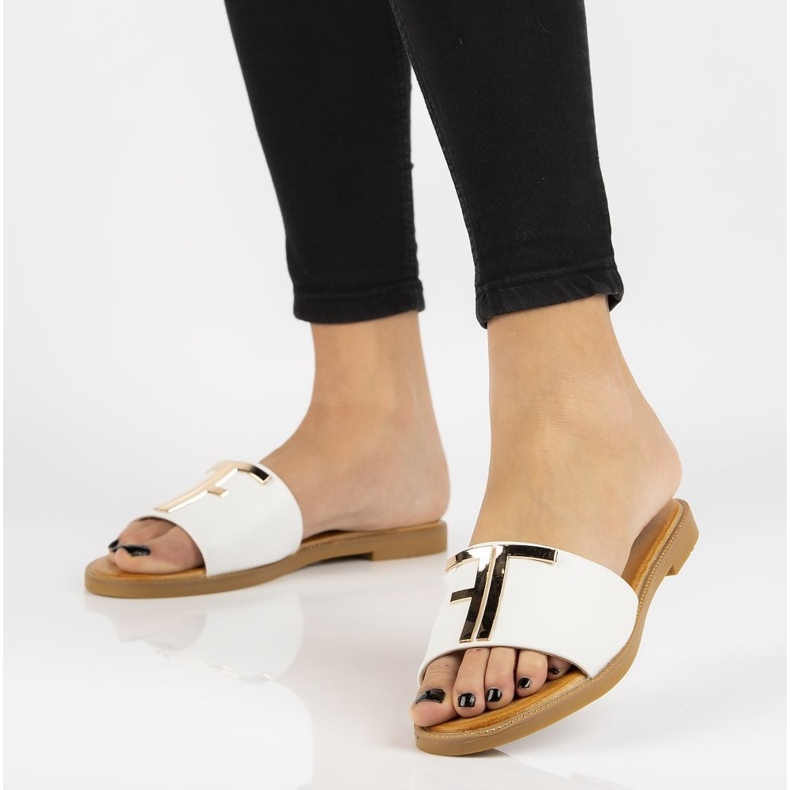 Filippo DK2103 / 21 Wh vita tofflor 2