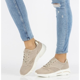 Läder Sneakers Filippo DP2156 / 21 Be beige 1