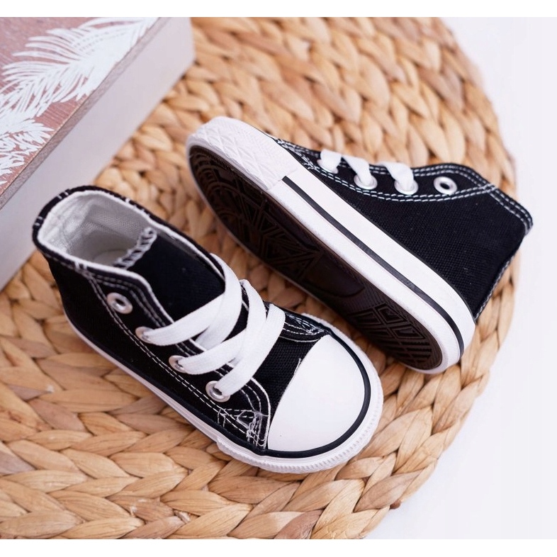 FRROCK Svarta Filemon Classic -sneakers för barn 3