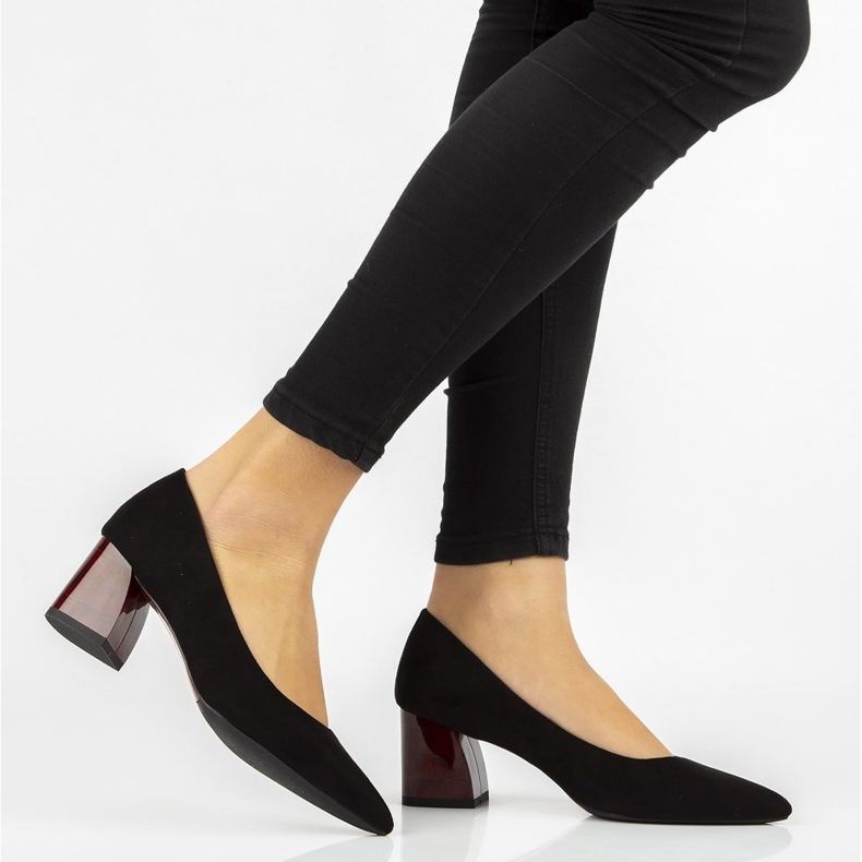 Filippo DP2382 / 21 Bk Rd svarta pumpar 2