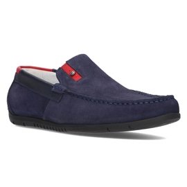Mocka loafers Filippo 5274-5 marinblå 1