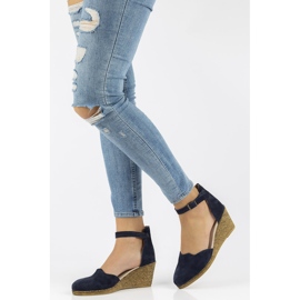 Lädersandaler Filippo DS1394 / 21 Nv marinblå 2