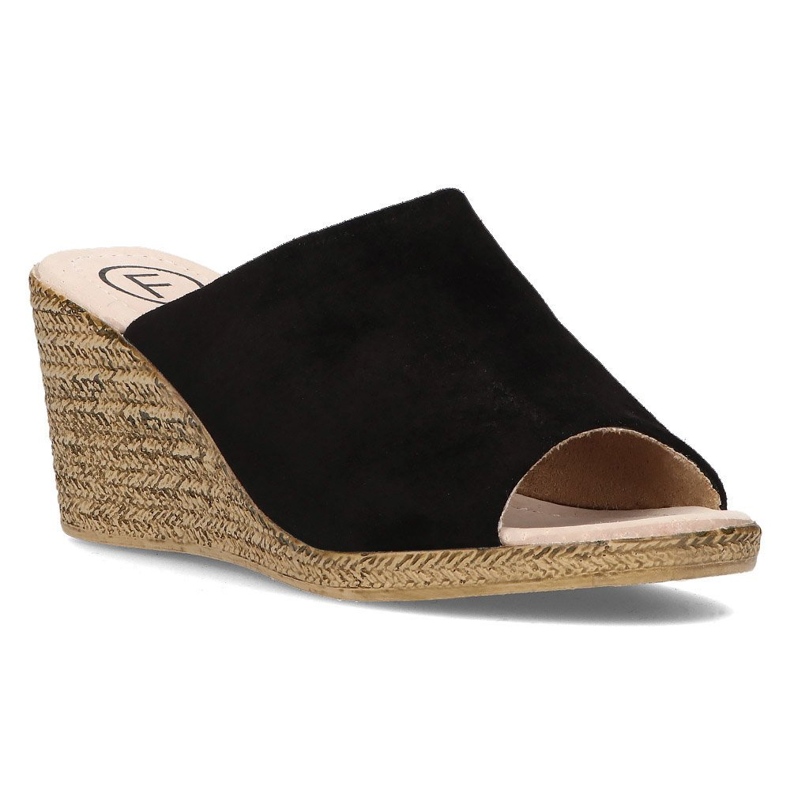 Skinntofflor Filippo DK2143 / 21 Bk svarta 1