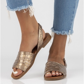 Lädersandaler Filippo 40215 taupe brun 2