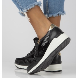 Lädersneakers Filippo DP2052 / 21 Bk svarta 1