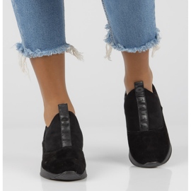 Läder Sneakers Filippo DP1689 / 21 Bk Bk Svart 2