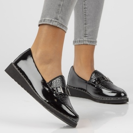 Lädermockasiner Filippo DP1515 / 21 Bk L svart 1