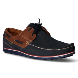 Loafers Filippo 1774 K Granat + Brun nubuck marinblå 1