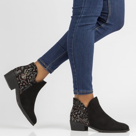 Filippo DBT1475 / 21 Bk svarta stövlar mångfärgad 2