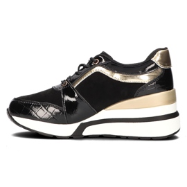 Lädersneakers Filippo DP3167 / 21 Bk svart 1