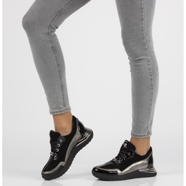 Lädersneakers Filippo 120 svart 1