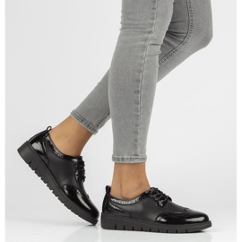 Läderskor Filippo DP3206 / 21 Bk svarta 1