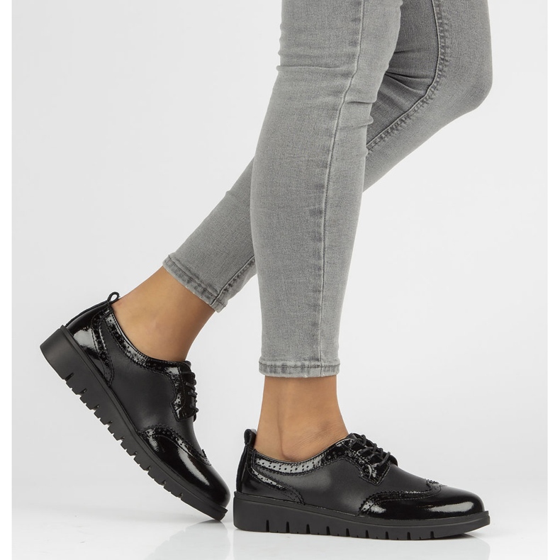 Läderskor Filippo DP3206 / 21 Bk svarta 1