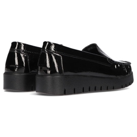 Läderskor Filippo DP3024 / 21 Bk Cr svarta 2