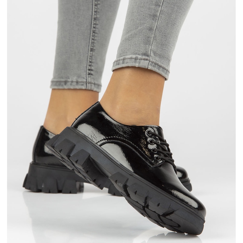 Läderskor Filippo DP3153 / 21 Bk svarta 1