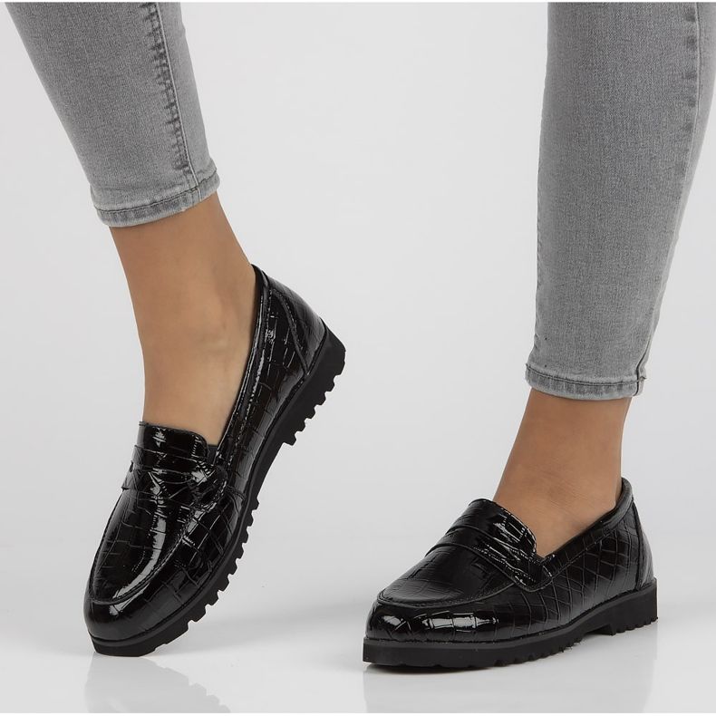 Lädermockasiner Filippo DP3172 / 21 Bk svart 1