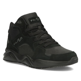 Läder Trekking Filippo MTR3089 / 21 Bk svart 1