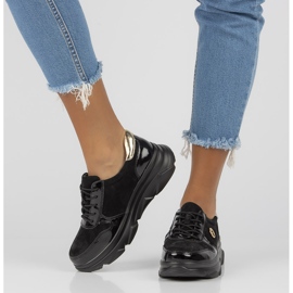 Läder Sneakers Filippo DP3185 / 22 Bk svart 1