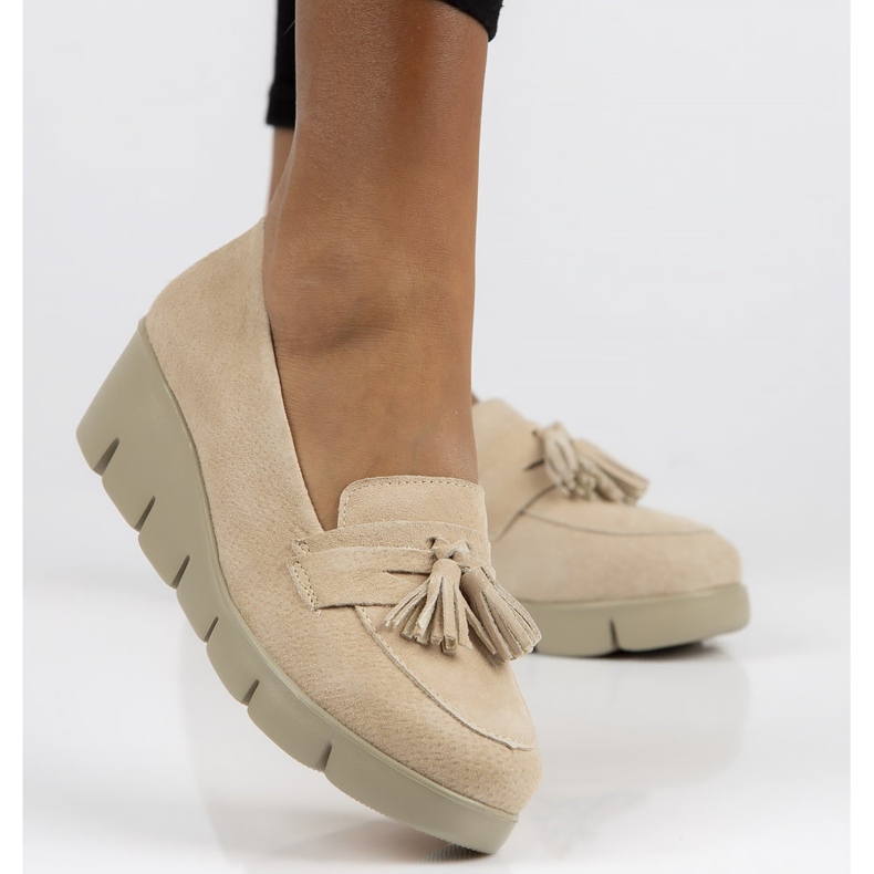 Läderskor Filippo DP3162 / 22 Be beige 2