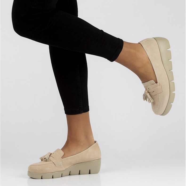 Läderskor Filippo DP3162 / 22 Be beige 1