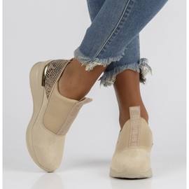 Läder Sneakers Filippo DP1689 / 22 Be beige 2