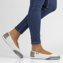 Läderskor Filippo DP142 / 22 Wh Gr vit-grå 1