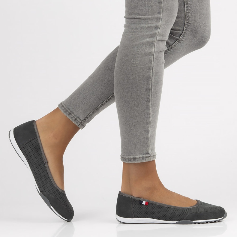 Läderskor Filippo DP143 / 22 Gr grå 2