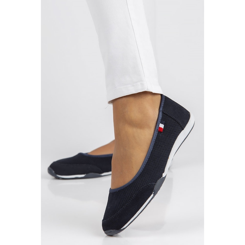 Läderskor Filippo DP143 / 22 Nv marinblå 1