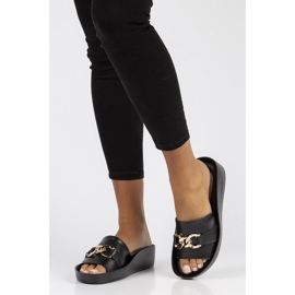 Skinntofflor Filippo DK3590 / 22 Bk svarta 1