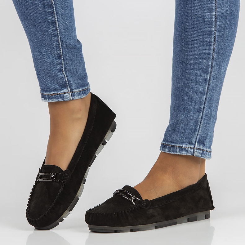 Läder Loafers Filippo DP1202 / 22 svart 2