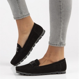 Lädermockasiner Filippo DP3630 / 22 Bk svart 1