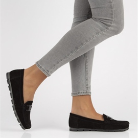 Lädermockasiner Filippo DP3630 / 22 Bk svart 2