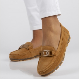 Läder loafers Filippo DP3630 / 22 Br brun 2