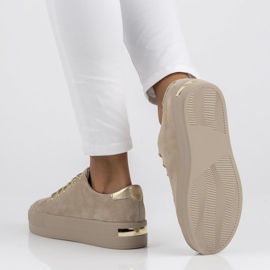 Läderskor FILIPPO DP3533 / 22 Beige 2