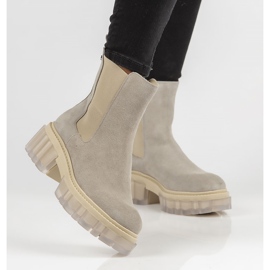 Grå Filippo 30328 stövlar i mocka 1