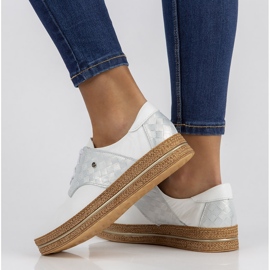 Läderskor Filippo 10123 vit 1