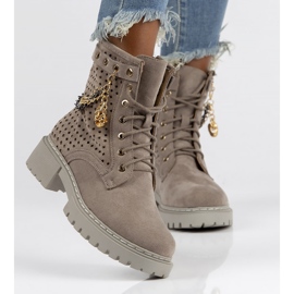 Filippo DBT3677 / 22 Gr grå stövlar 2